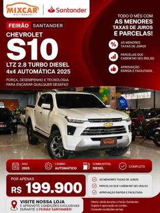 CHEVROLET S10 2.8 16V TURBO DIESEL LTZ CD 4X4 AUTOMÁTICO CHEVROLET S10 2.8 16V TURBO DIESEL LTZ CD 4X4 AUTOMÁTICO